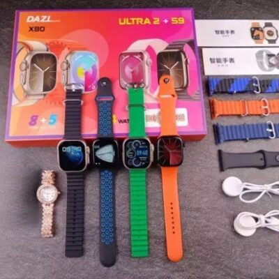 X80 Ultra2+S9 Big Screen Four dials Combo Smart watch