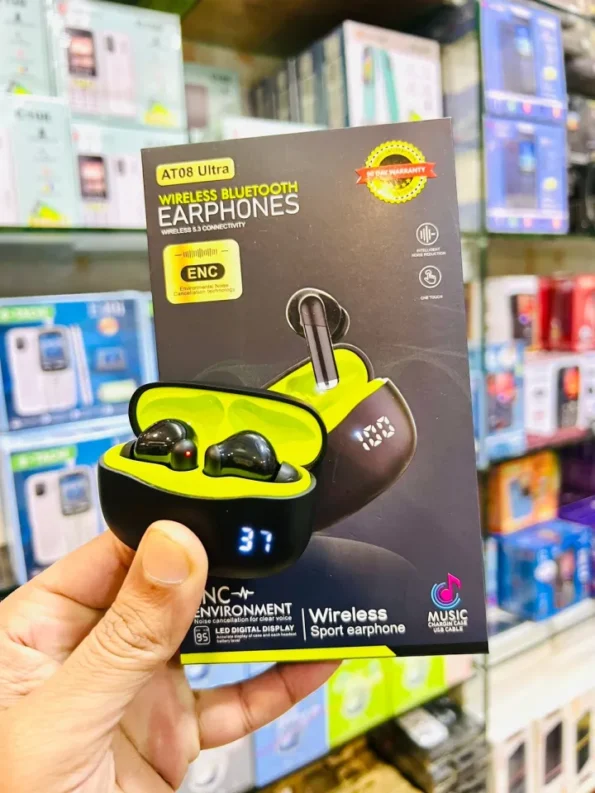 At08 Ultra ENC Earbuds - Image 2