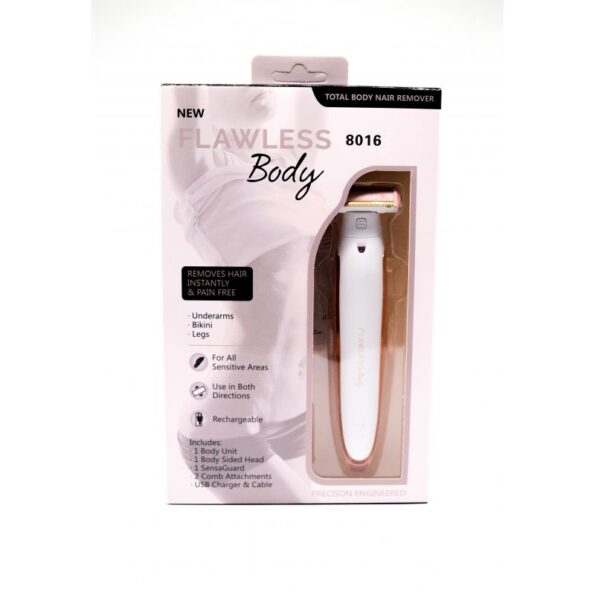 Flawless Body Rechargeable Ladies  Body Shaver and Trimmer - Image 4