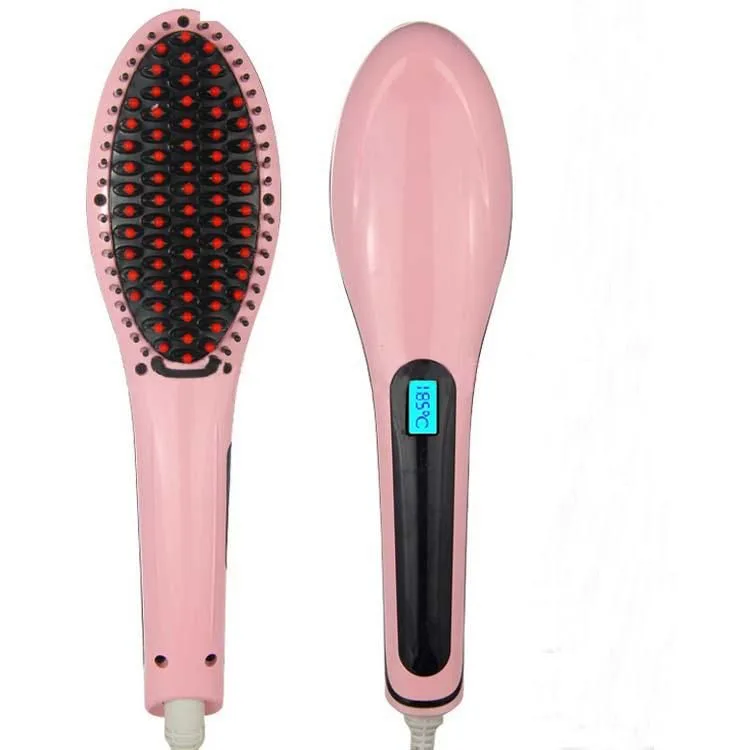 Electric Hair Straightener Brush - Image 3