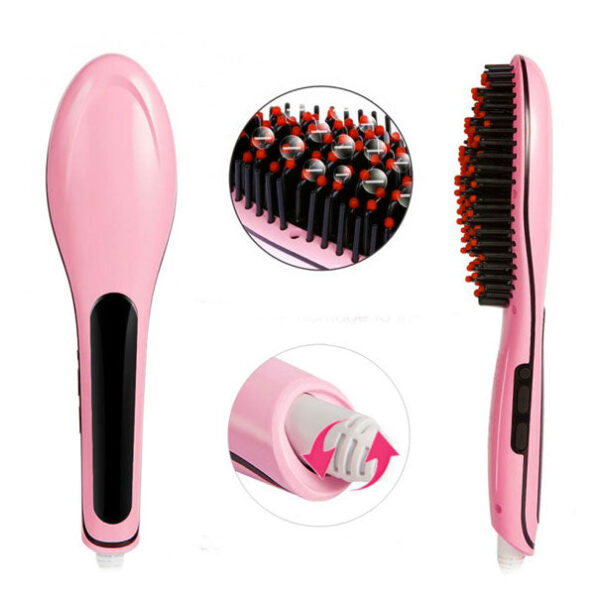 Electric Hair Straightener Brush - Image 5