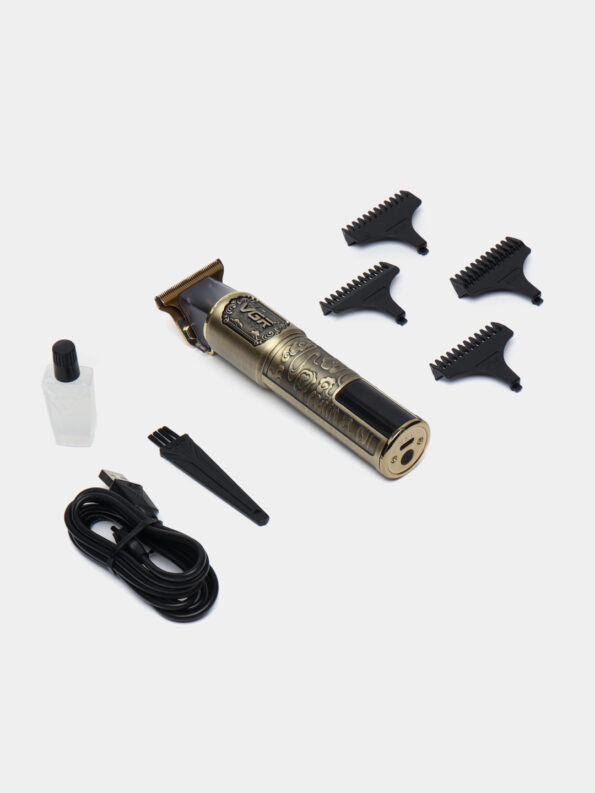 VGR V-073 Professional Hair Trimmer With LED Display - Image 2