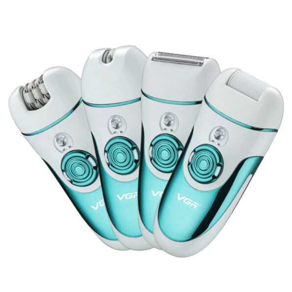 Vgr V-700 Cordless Professional 4-In-1 Women Epilator & Shaver - Image 3