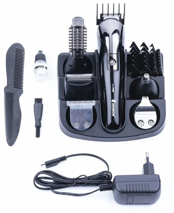 SHINON SH-1711  6 in 1 Grooming Kit Trimmer - Image 9