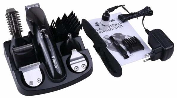 SHINON SH-1711  6 in 1 Grooming Kit Trimmer - Image 7