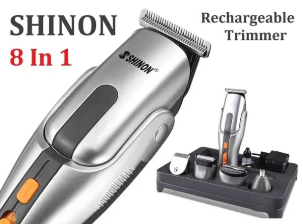 SHINON SH-1773 8 in 1  Grooming Kit Trimmer - Image 2