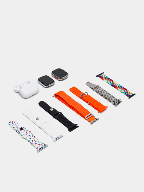 I60 Suit Extreme 12in2  two dials  Set Smart Watch Big 2.3inch HD Screen Dual Watch 9 Ultra 2  with earbuds Smart watch - Image 4