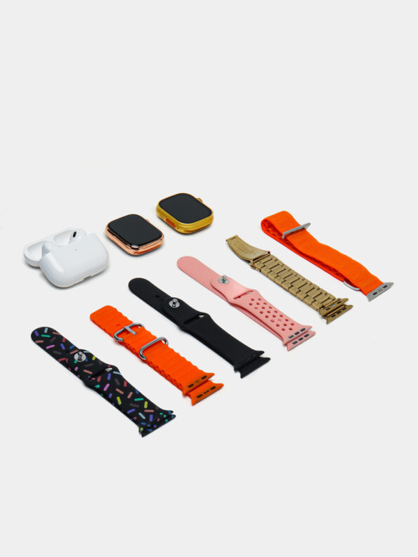 I60 Suit Extreme 12in2  two dials  Set Smart Watch Big 2.3inch HD Screen Dual Watch 9 Ultra 2  with earbuds Smart watch - Image 2