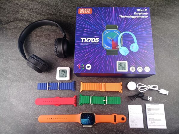 tk705 ultra with headphone Smart watch - Image 2