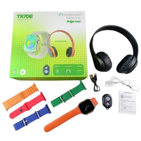 tk706 ultra with headphone Smart watch