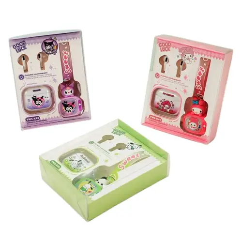 TWS-K49 Cartoon Earbuds Gift Set - Image 3