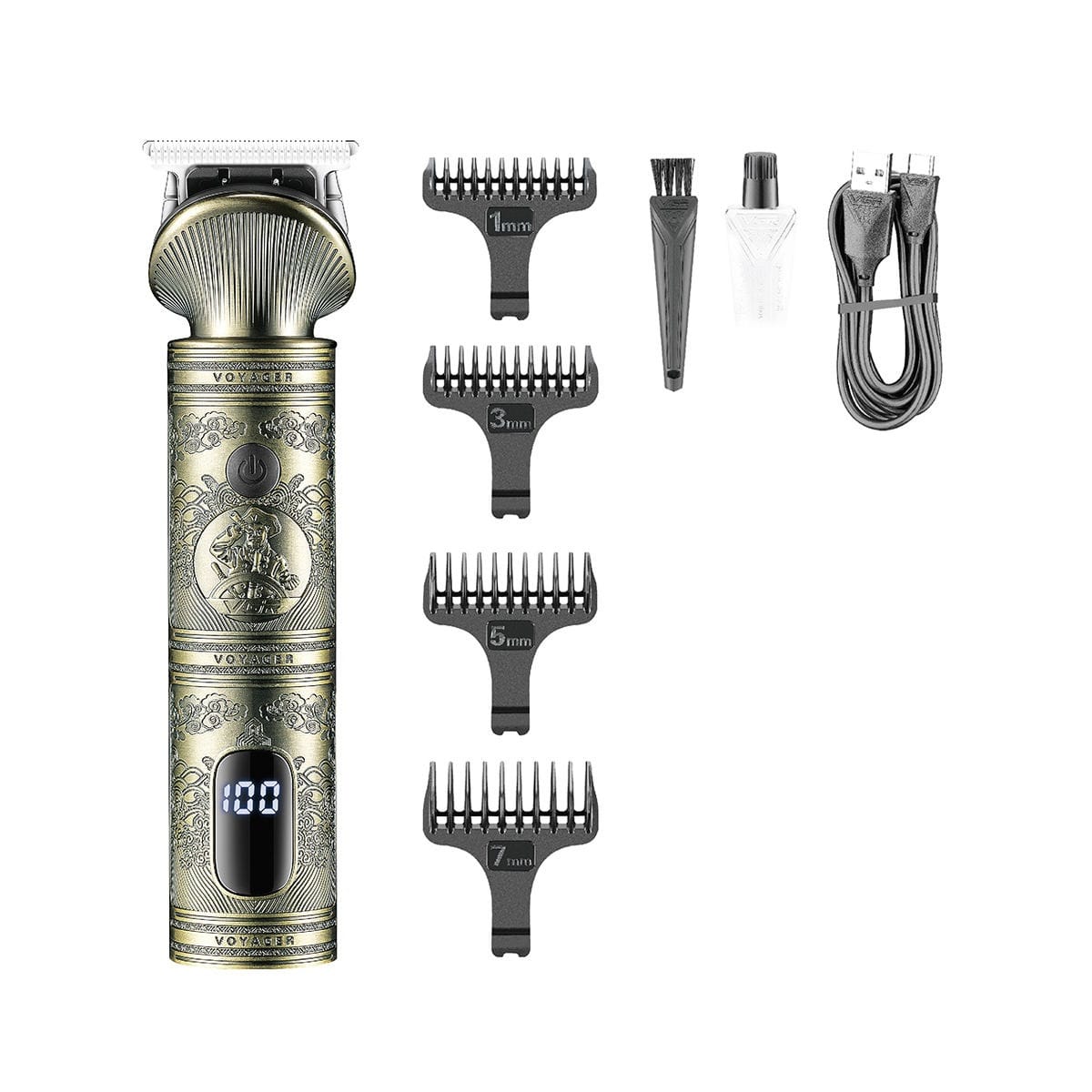 VGR V-962 Professional Pro Self Haircut Hair Clipper Beard trimmer Digital Display - Image 2