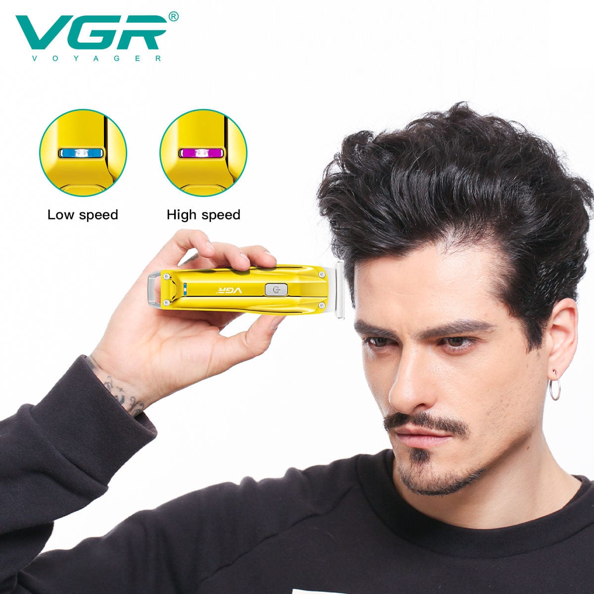 VGR V-955 Professional Rechargeable Hair Trimmer - Image 5