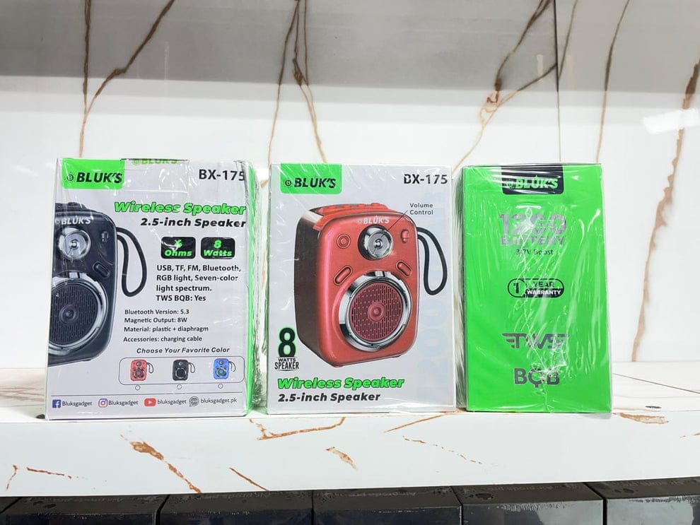 BX-175 Wireless Bluetooth Speaker - 2.5-inch Speaker - Image 2