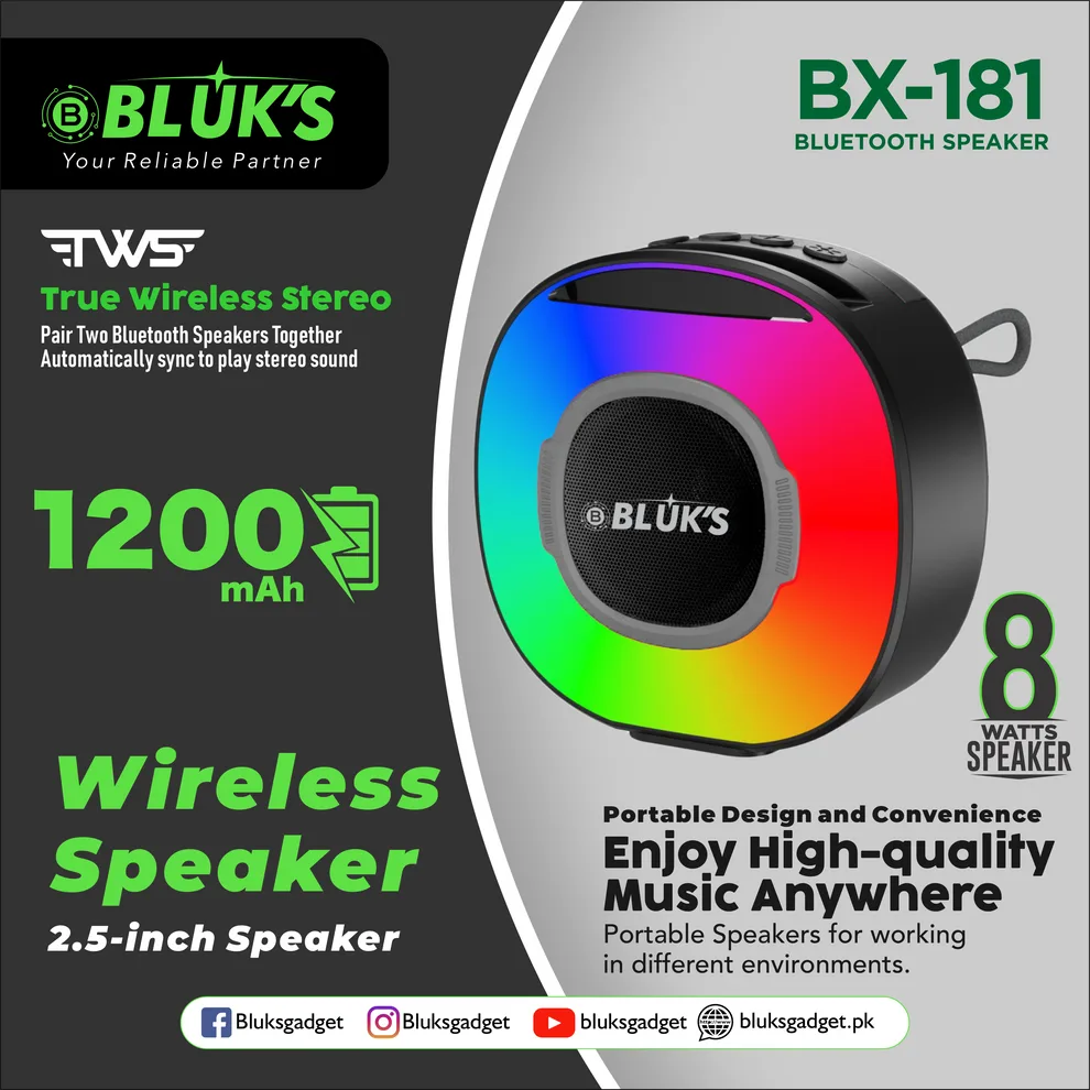 BX-181 Wireless Speaker 2.5-inch Speaker - Image 2