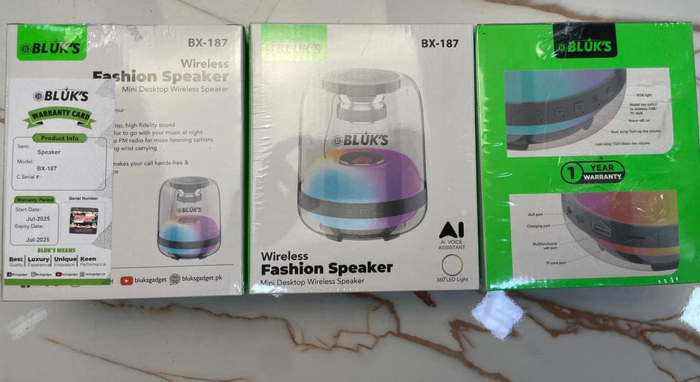 BX-187 Portable Wireless Fashionable Bluetooth Speaker - Image 2