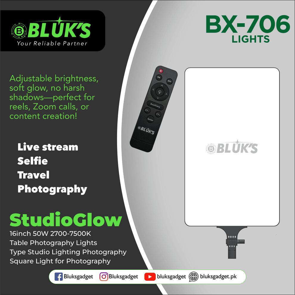 BX-706 StudioGlow - 16inch 50W 2700-7500K - Image 3