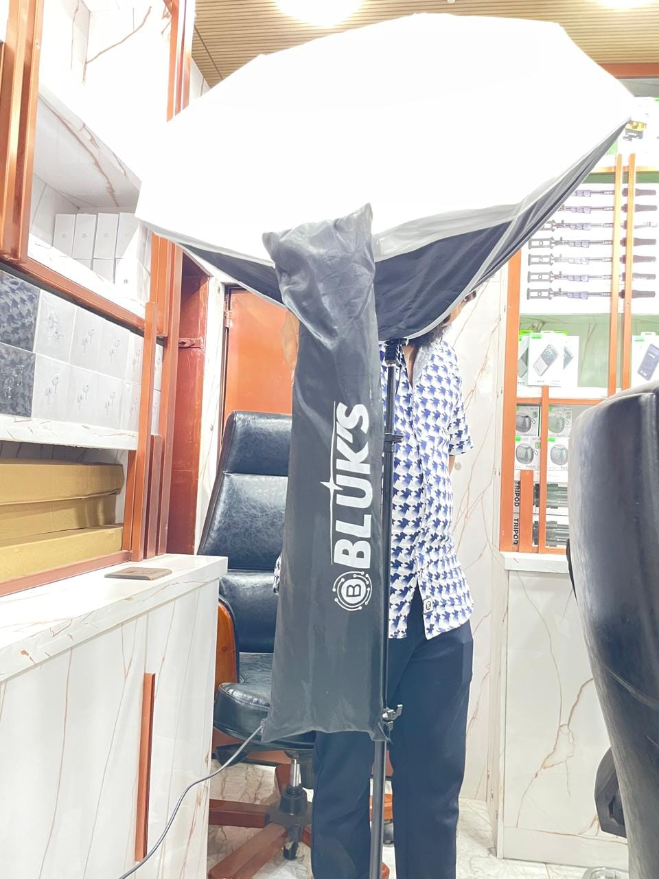 70 CM Umbrella With 7 Feet Stand - Image 2