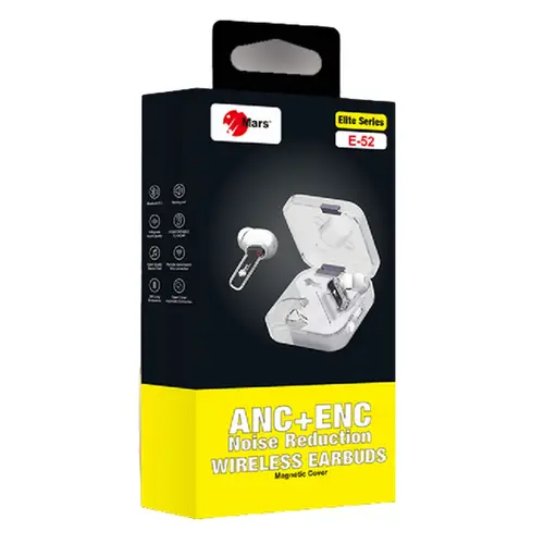 Mars Elite Series E-52 Hifi Sound With Super Bass Support Active & Environmental Noise Cancellation - Image 3