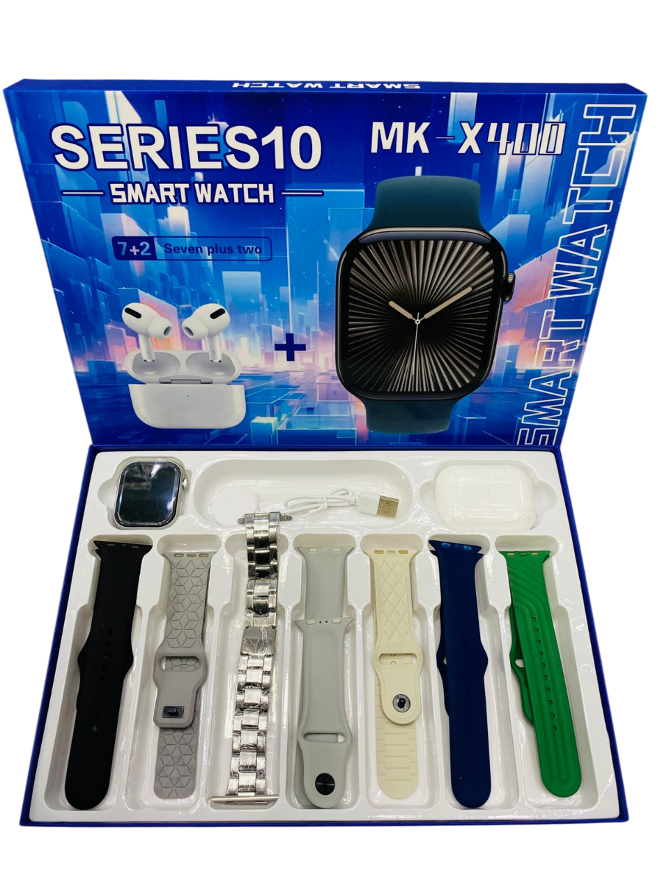 MK-X400 Series 10 ( 7+1 ) Smart Watch - Image 2