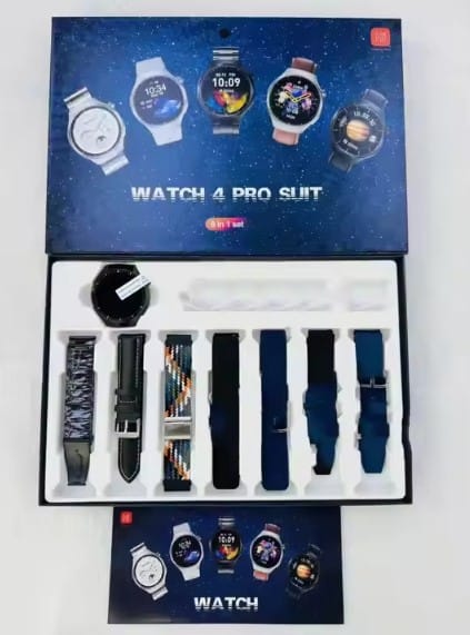 Watch 4 Pro Suit 7 Straps Smart watch - Image 2