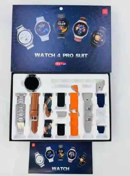 Watch 4 Pro Suit 7 Straps Smart watch - Image 3