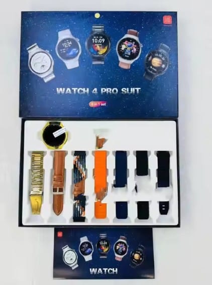 Watch 4 Pro Suit 7 Straps Smart watch - Image 4