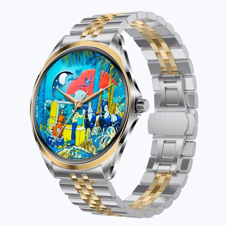 TN88 Pro Amoled Ultra thin Dial Super Luxury Smart watch