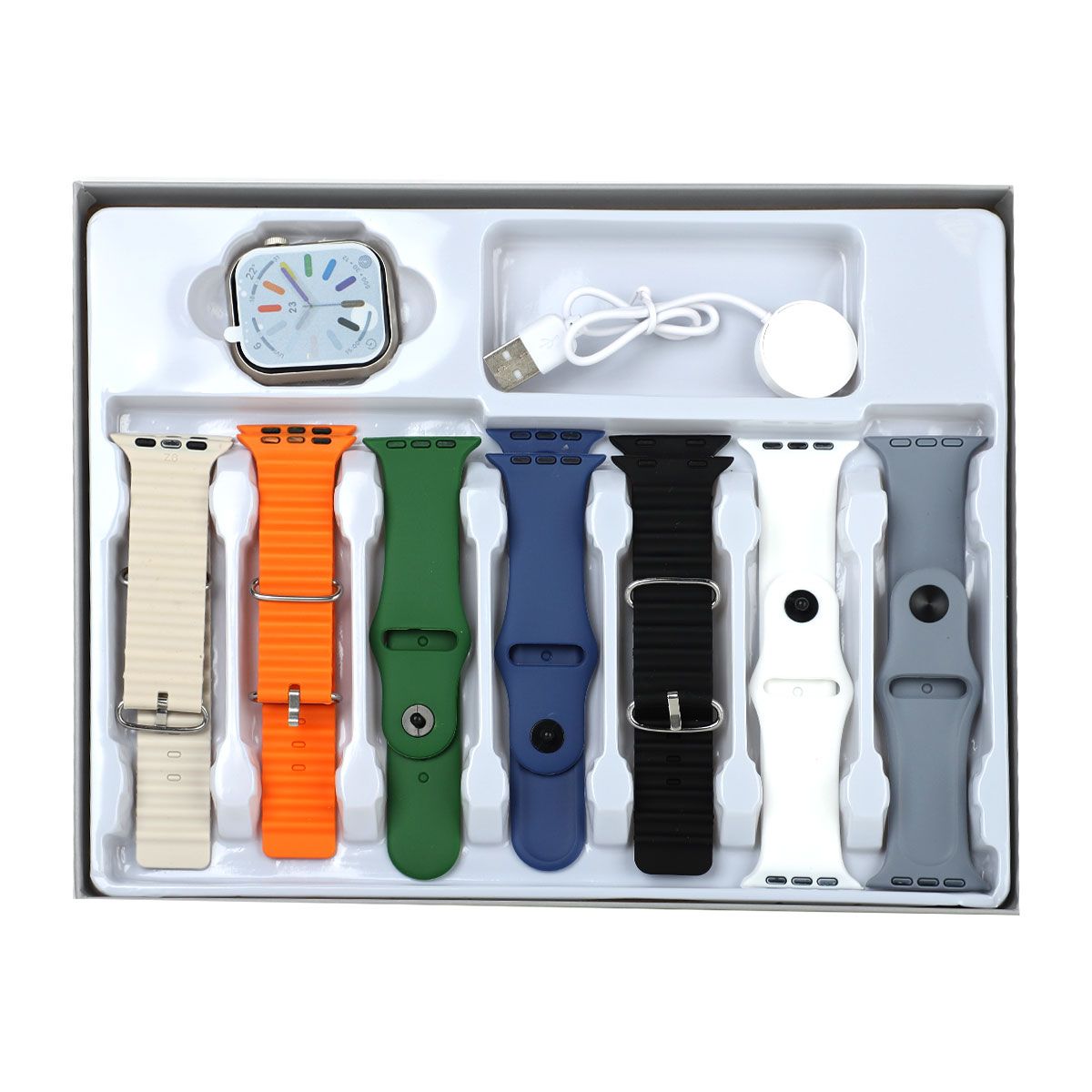 T20 Ultra 2 Smart Watch With 4 Straps