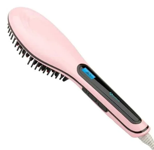 Electric Hair Straightener Brush - Image 3
