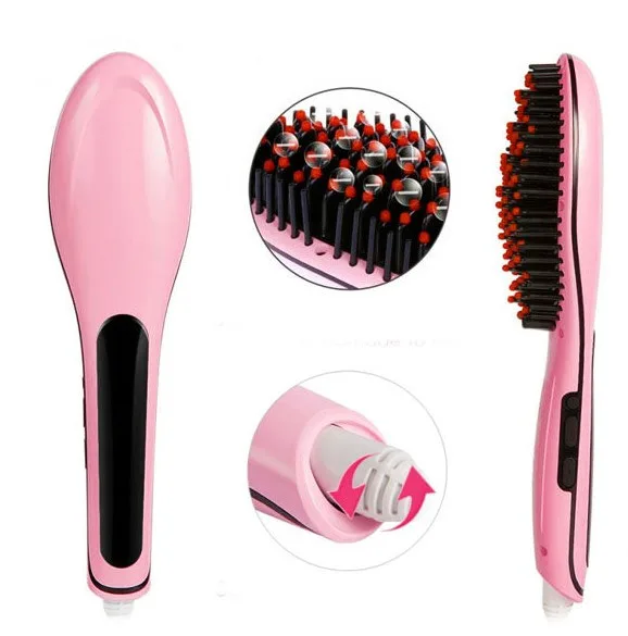 Electric Hair Straightener Brush - Image 5