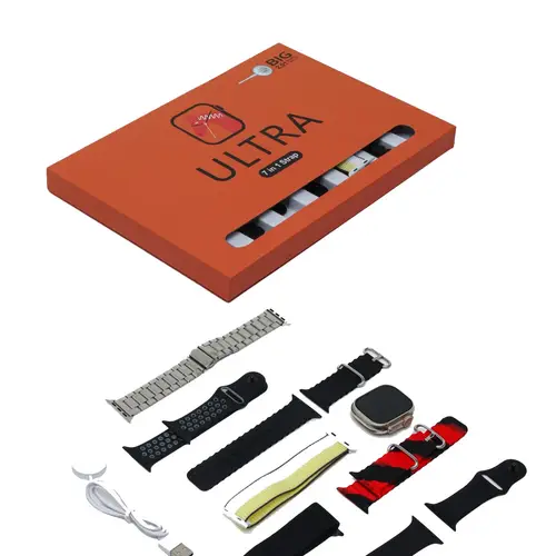 Ultra Smart Watch with 7 Straps - Image 2