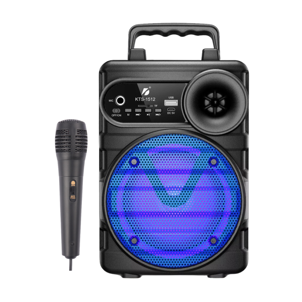 KTS-1512 Wireless Portable Speaker With Mic - Image 2