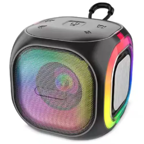JQS301 Portable Rechargeable Wireless Mini Led Speaker - Image 2
