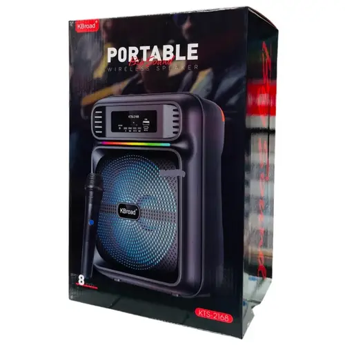 KTS-2168 Portable Bluetooth Speaker with Microphone - Image 3