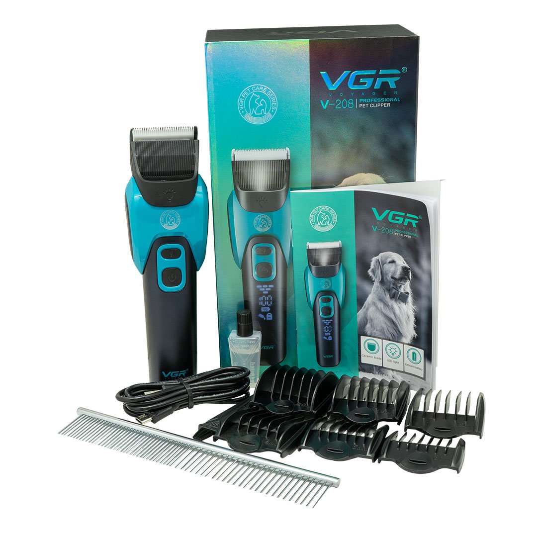VGR V-208 Professional Pet Barber Hair Clipper Trimmer - Image 4