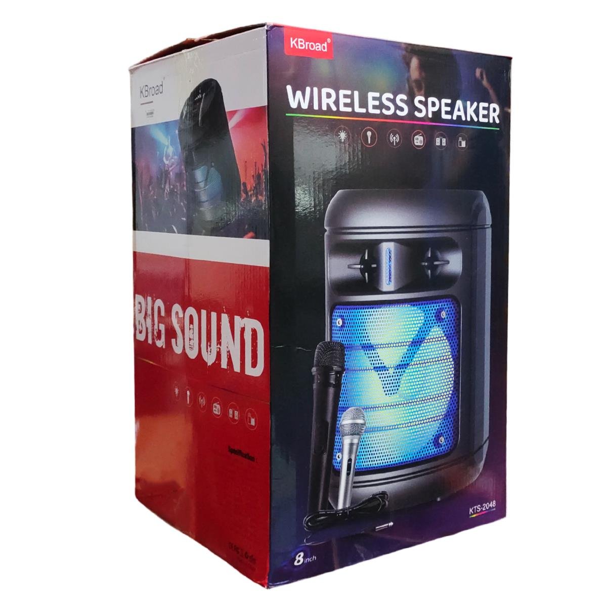 KTS-2048 Wireless Bluetooth Speaker With Mic - Image 2