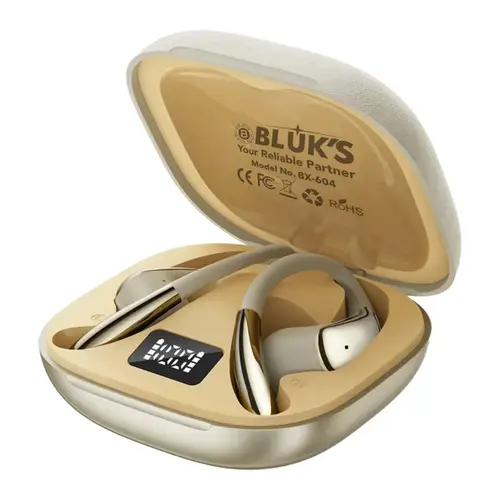Bluks BX-604 Wireless Bluetooth Earbuds - Image 4