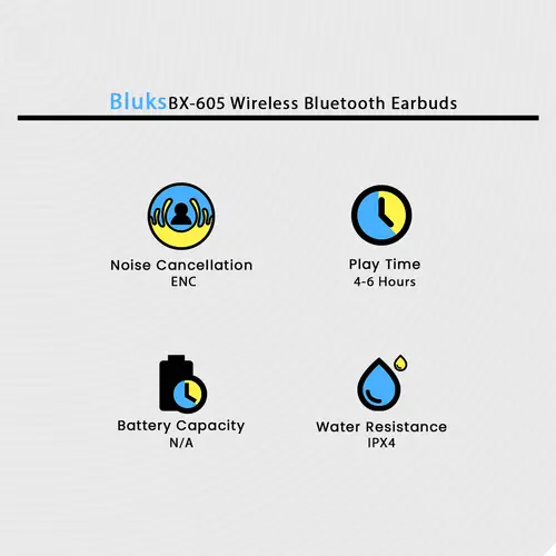 Bluxs BX-605 Wireless Bluetooth Earbuds - Image 9