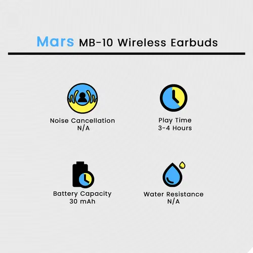 Mars MB-10 Wireless Earbuds - Image 2