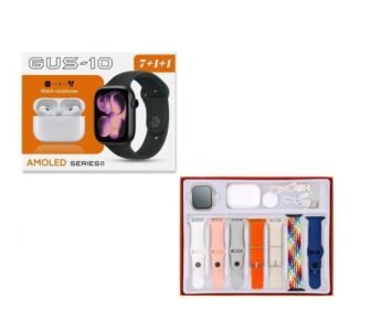 GUS‑10 Ultra Max 7‑in‑1 Smart Watch – Fitness Tracker, Health Monitor & Bluetooth Calling