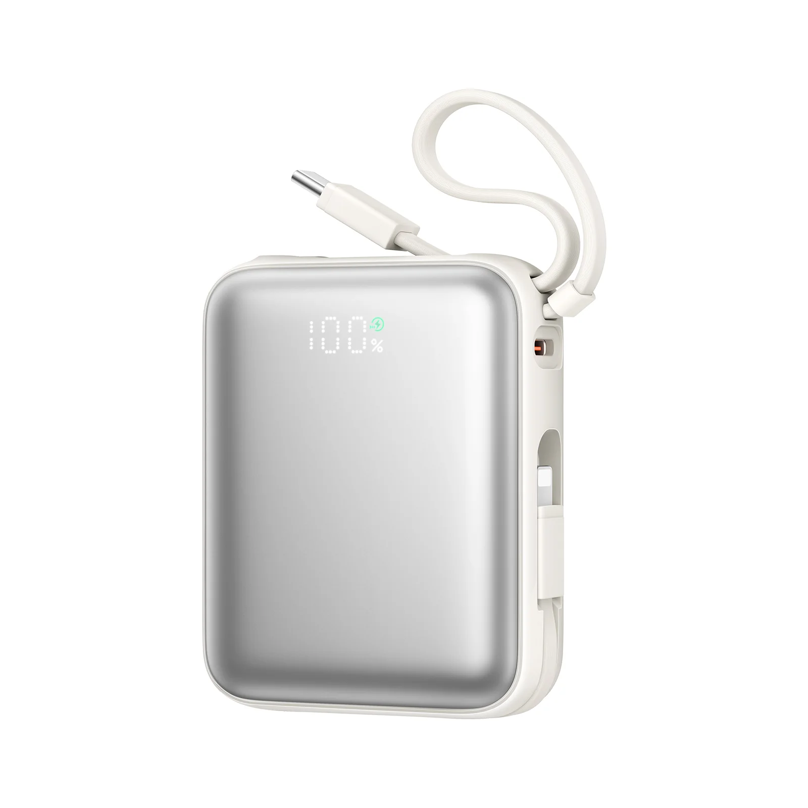 JOYROOM JR-PBF27 22.5W Pocket Size Travel Mini Power Bank with Built-in Cable 10000mAh - Image 4