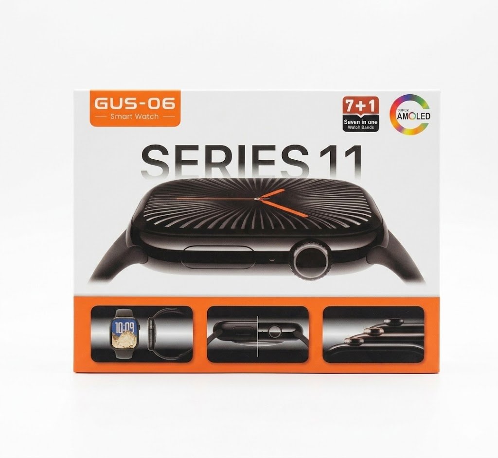 GUS‑06 Series 11 Smart Watch – 7‑in‑1 Fitness & Health Tracker