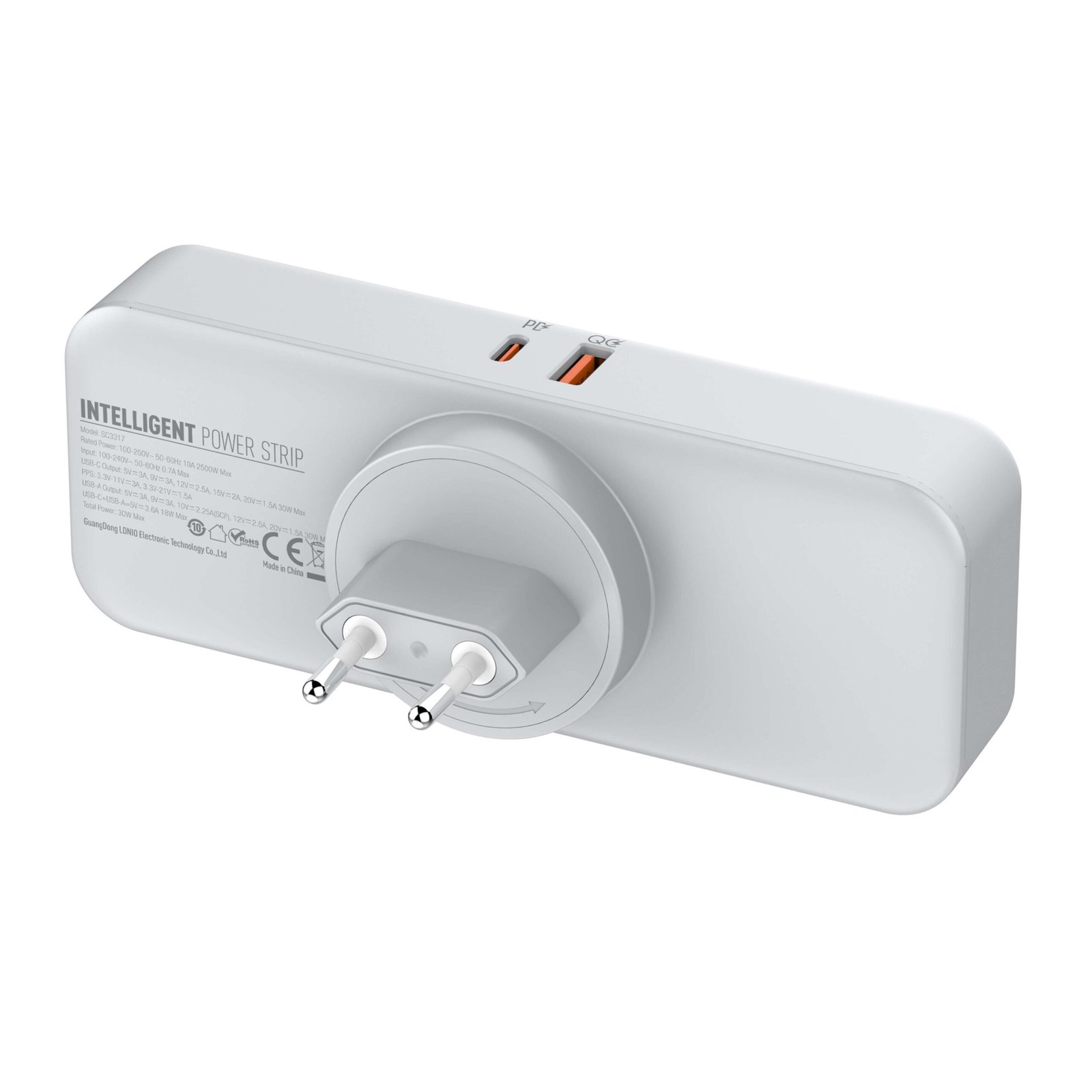 Ldnio SC3317 3AC Outlets Portable Power Socket - Image 2