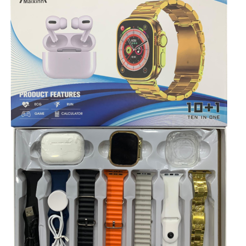 Max 1000 10‑in‑1 Smart Watch – Fitness, Health & Multi‑Function Tracker