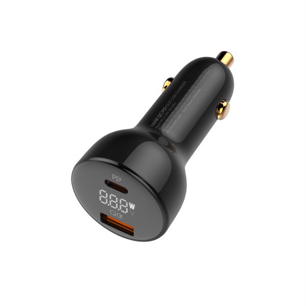 LDNIO C101 100W Fast Car Charger with 100w USB-C to USB-C Cable - Image 5