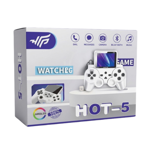 HOT‑5 Smart Watch – Smartwatch + Portable Mini Console