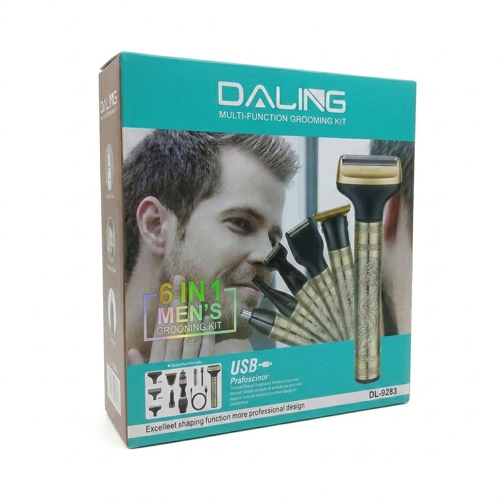 Daling DL-9283 6-In-1 Rechargeable Multifunctional Trimmer - Image 2