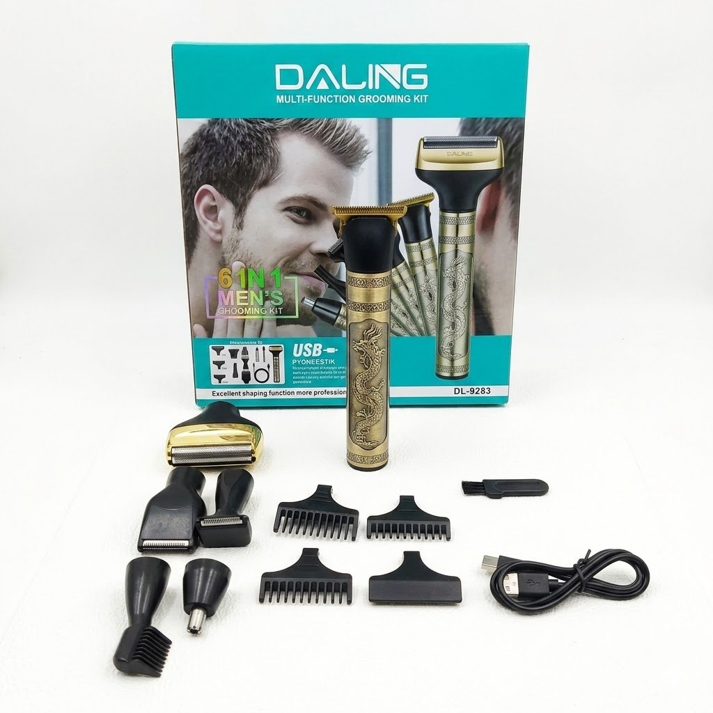 Daling DL-9283 6-In-1 Rechargeable Multifunctional Trimmer - Image 4