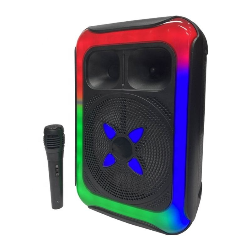 KTS-1727 8 inches with 10W output power wireless MIC with Bluetooth speaker - Image 3